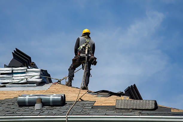 Professional Gutter Installation technician working in Otoe, NE